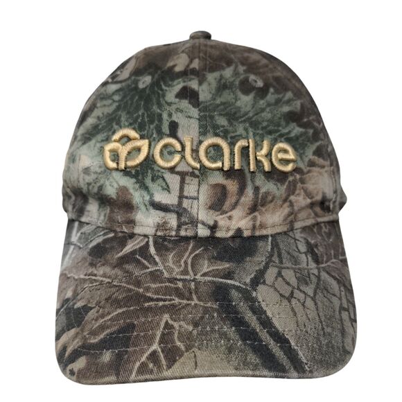 Clarke Strapback Hat Camouflage One Size Adjustable Embroidered Patriotic - Picture 1 of 7